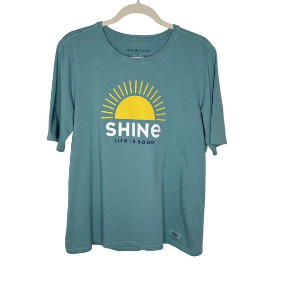 Life Is Good Tops - Life Is Good Crusher Shine Sun Graphic Tee, L